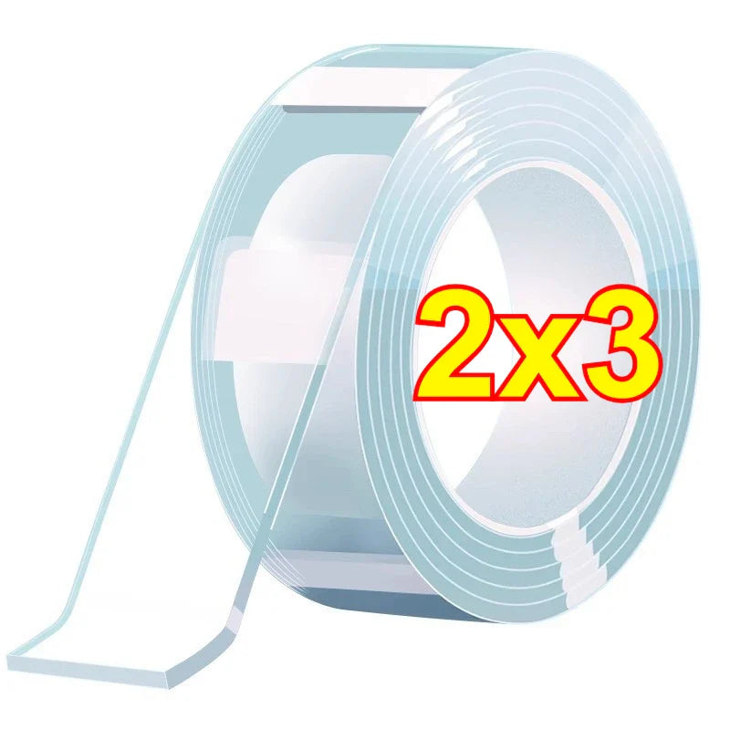 Nano Double-Sided Tape – Reusable, Waterproof & Transparent