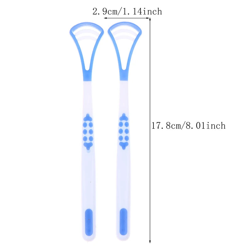 Y-Shape Food-Grade Silicone Tongue Scraper | 5 or 10 Pack