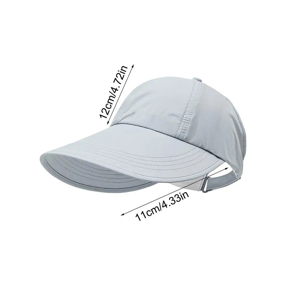 Wide Brim UV Sun Hat – Breathable Adjustable Unisex Outdoor Cap