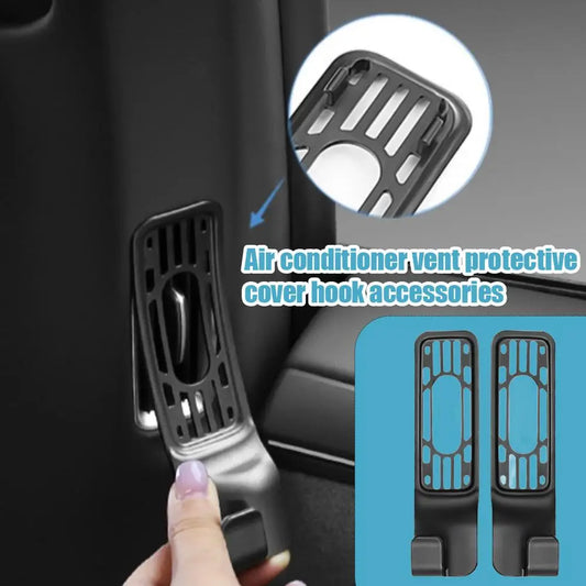 Car B-Pillar Air Vent Cover & Rear Seat Hook 2-in-1 | Model YL Car Interior Accessory Peaceful Pleasures Health and Wellness