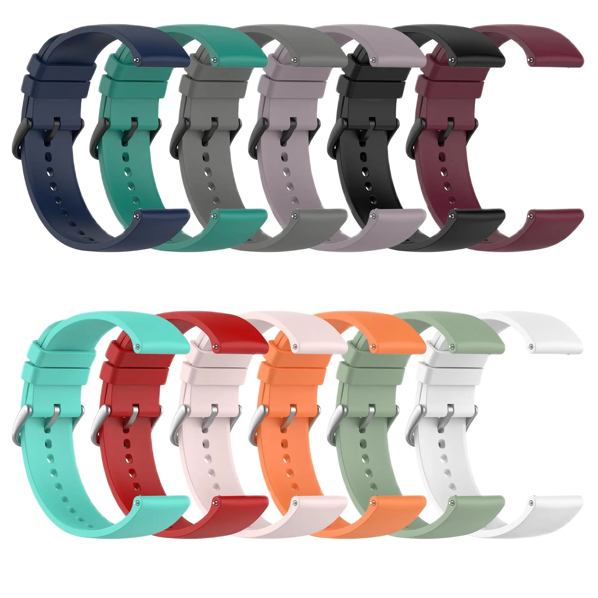 Silicone Watch Band 20mm 22mm for Amazfit Samsung Garmin Peaceful Pleasures Health and Wellness