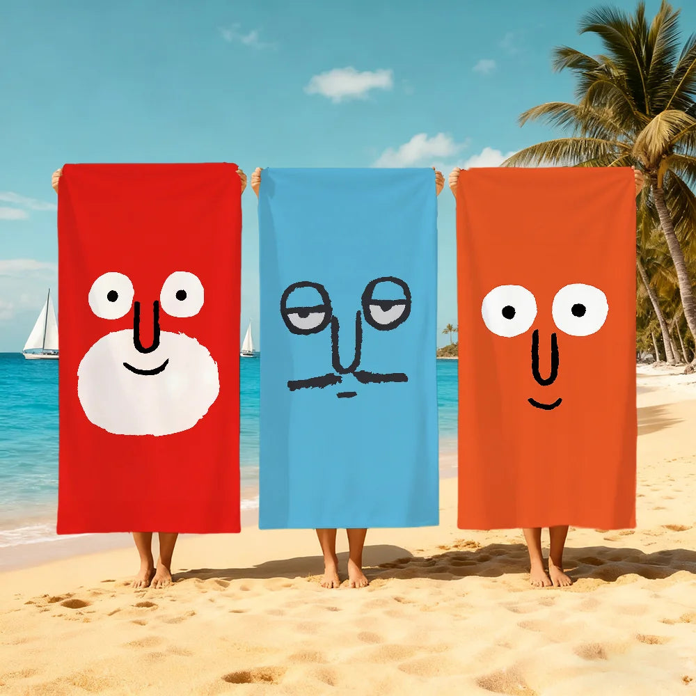 Aesthetic Art Quick-Dry Beach Towel | Pool, Travel & Gym