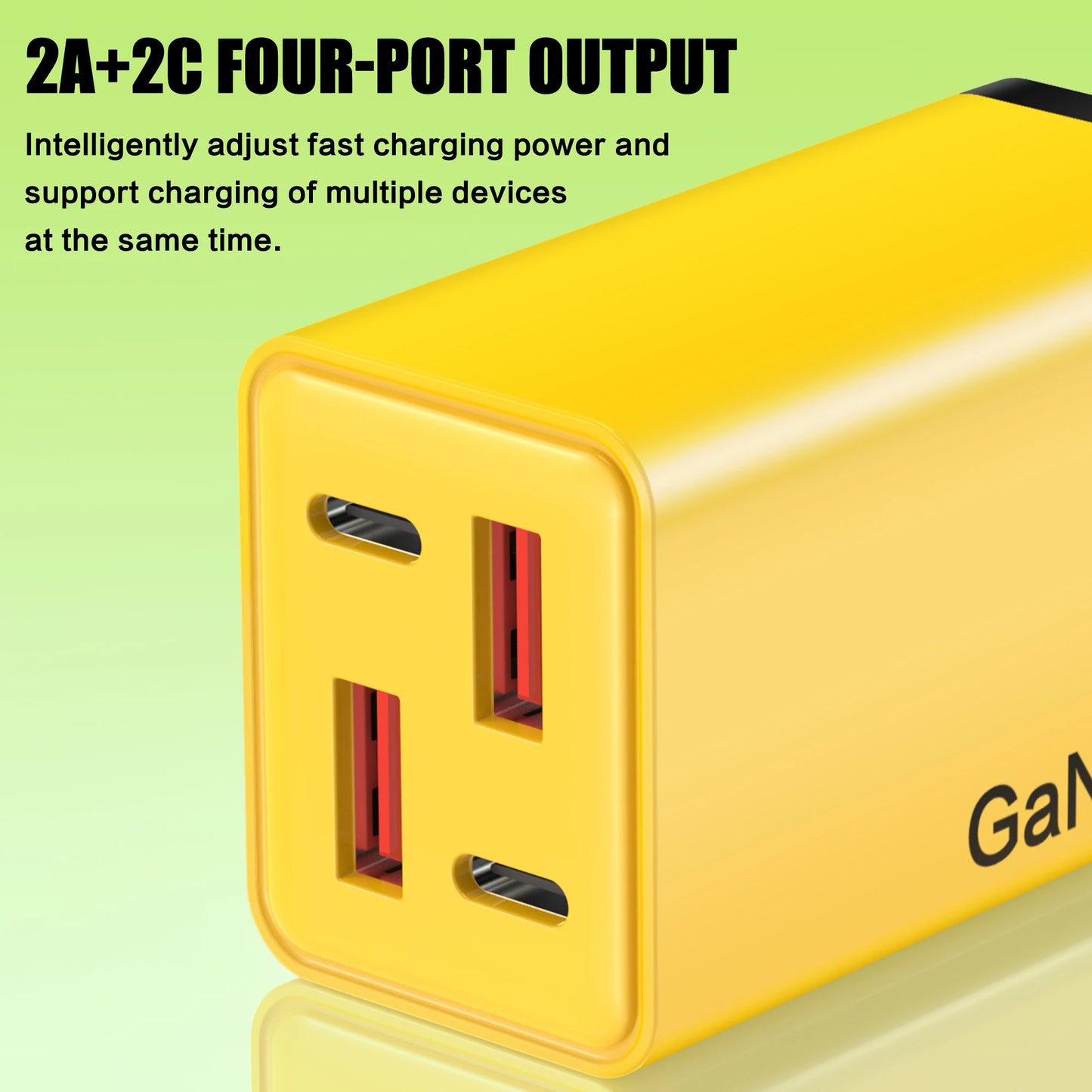 120W GaN USB-C Wall Charger | PD QC3.0 Multi-Port Fast Charging