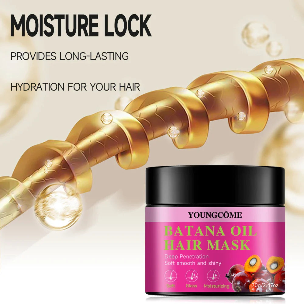 Batana Oil Hair Mask – Deep Hydration & Shine | All Hair Types
