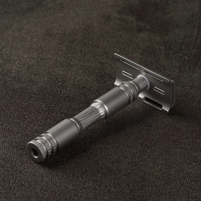 YAQI Ghost Safety Razor – 316 Stainless Steel DE Shaving