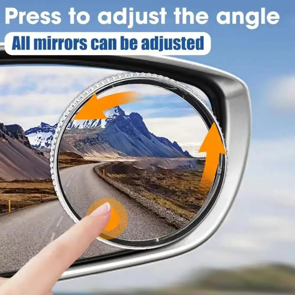 2Pc Car Blind Spot Mirror for Safety Driving Peaceful Pleasures Health and Wellness