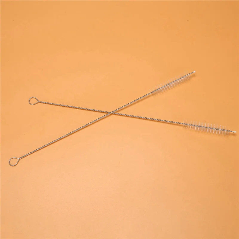 A36T-Set Of 48, Stainless Steel Straws, Reusable Metal Drinking Straws, Straight Straws + 8 Cleaning Brushes Peaceful Pleasures Health and Wellness