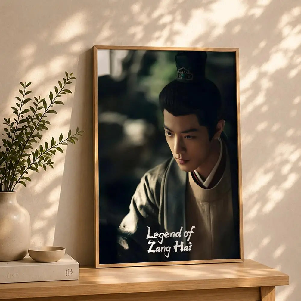 Novel T-The Legend of Zang HaiS Poster HD Self Adhesive Waterproof Wall Art Ideal for Home Office Dorm Bedroom Great Gift Peaceful Pleasures Health and Wellness White10 50X70cmNoframe
