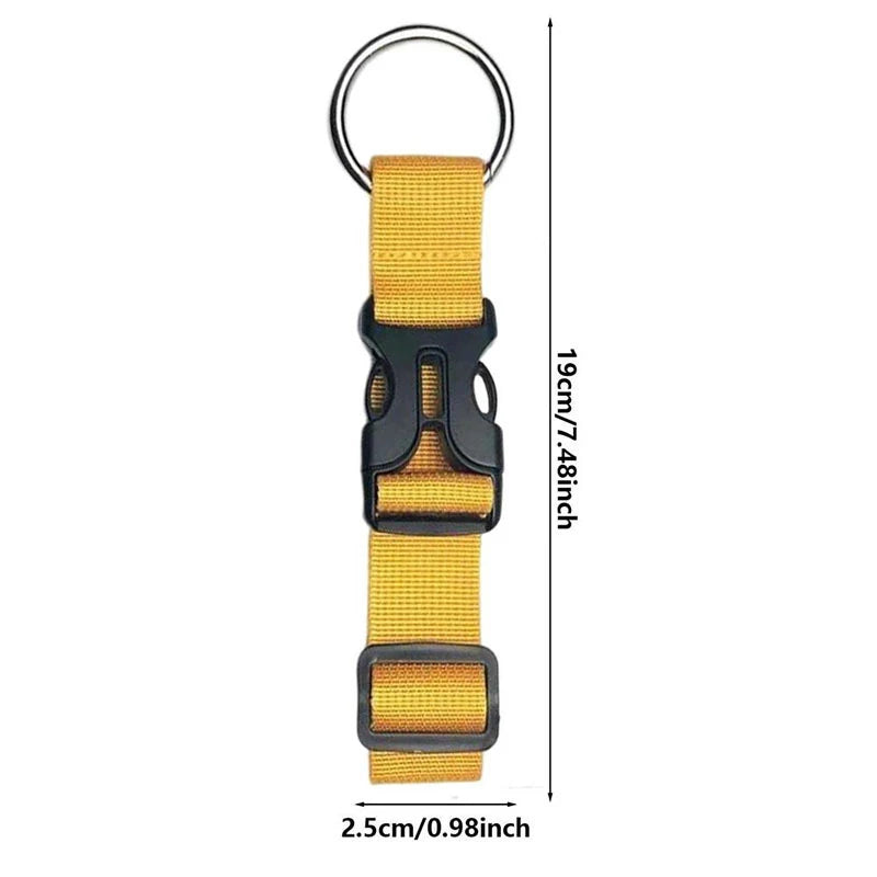 Multifunctional Backpack Hanging Buckle Portable Travel Suitcase Hook Backbin Belt Buckle Luggage Strap Peaceful Pleasures Health and Wellness