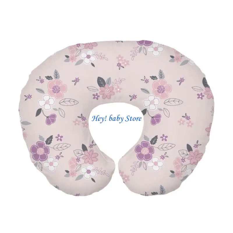 Baby Nursing Pillow Cover | Breathable Cotton, Detachable Sleeve