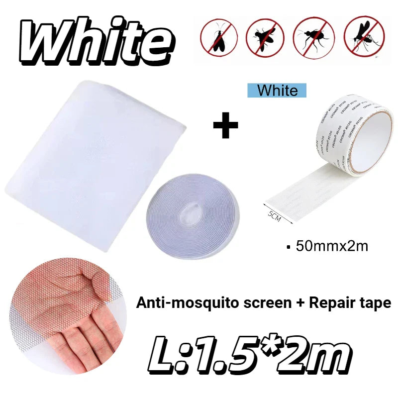 Self-Adhesive Window Mosquito Net | No-Drill Invisible Mesh Screen