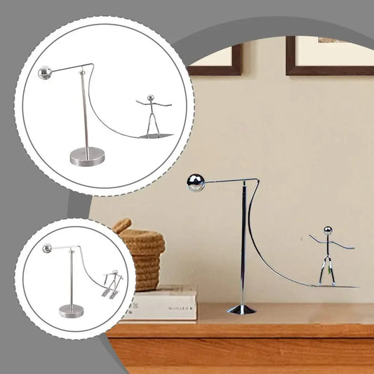 Ferris Wheel Perpetual Motion Apparatus Creative Rotating Simple Newton Pendulum Ball Physical Magnetic Balance Wobbler Gifts Peaceful Pleasures Health and Wellness