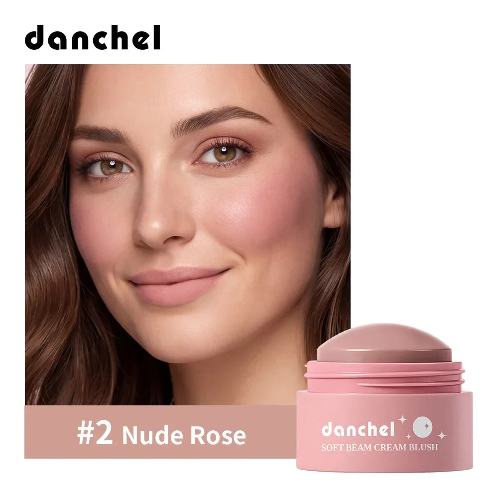 ibcccndc 6-Color Waterproof Cream Blush – Long-Lasting & Natural