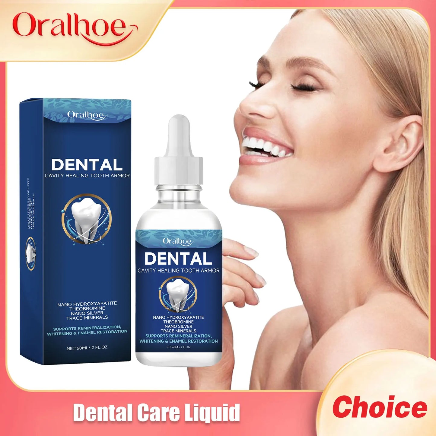Oralhoe Teeth Brightening Serum 60ml | Deep Clean & Fresh Breath