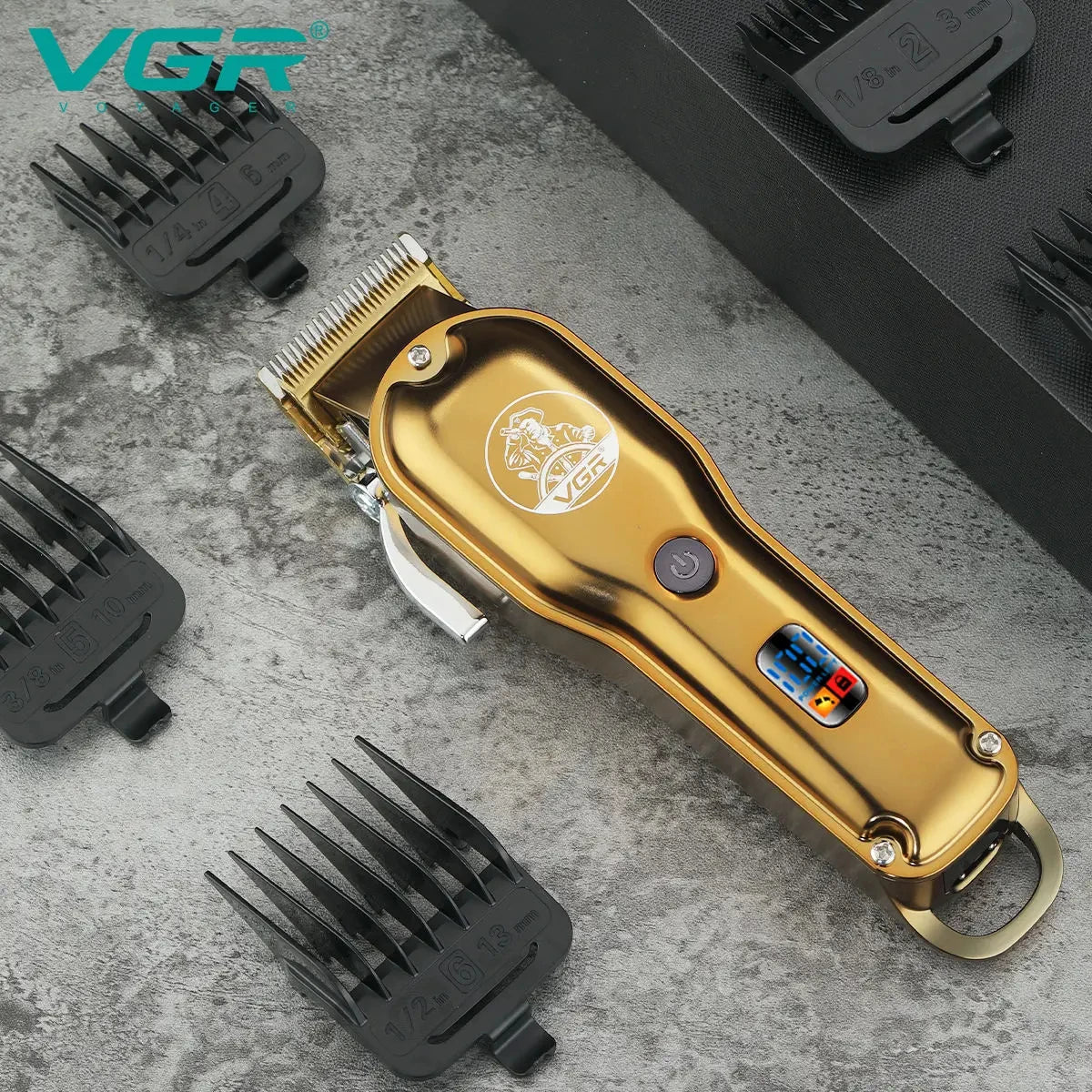 VGR 650 barber hair cut machine professional cordless electric trimmer rechargeable hair clipper for men Peaceful Pleasures Health and Wellness