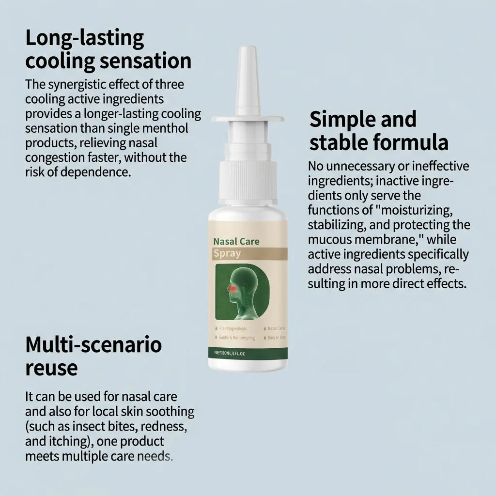 Plant-Based Nasal Cleaning Spray – Congestion & Mucosa Relief