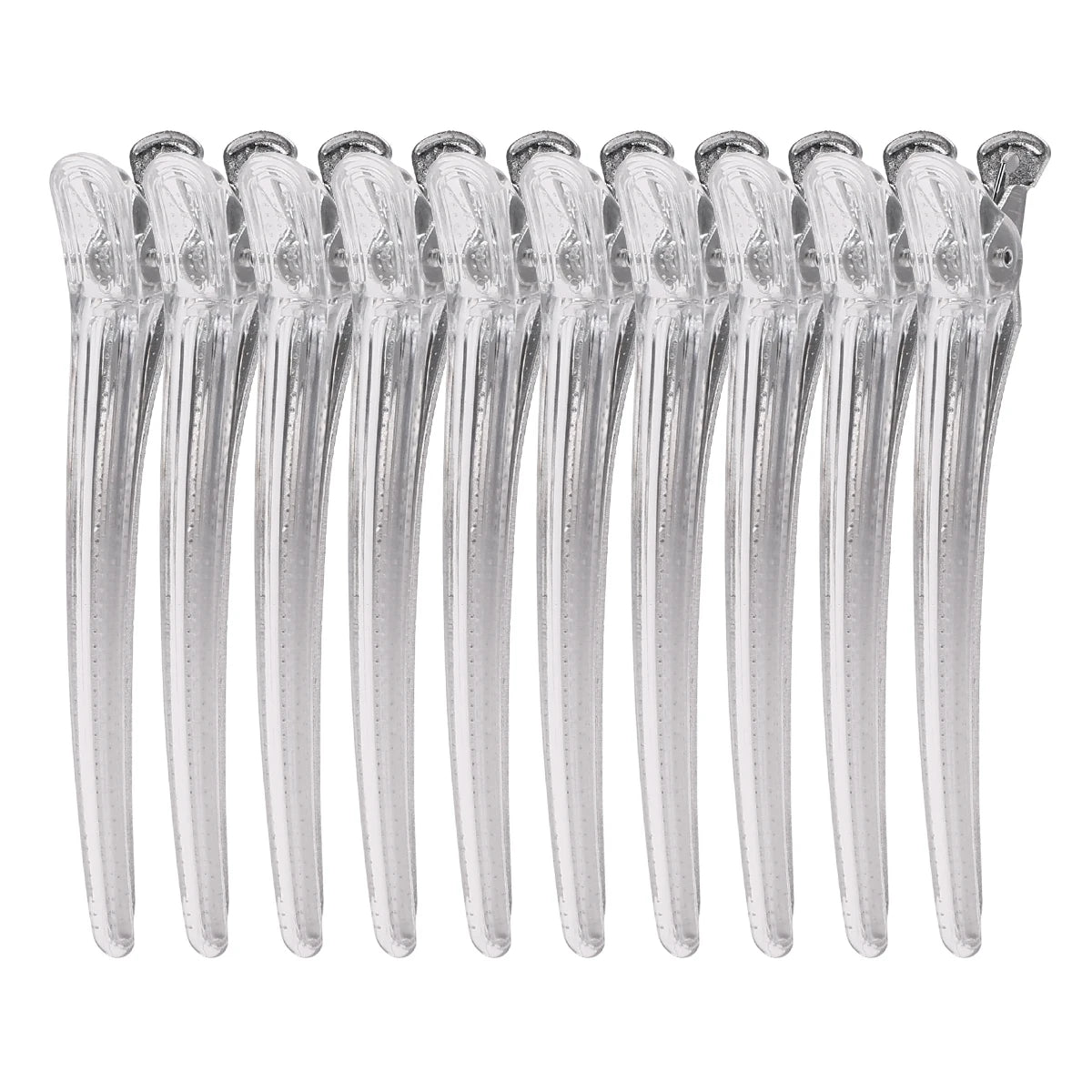 Rainbow Hair Sectioning Clips – Pro Styling Clamps (4–12 Pcs)