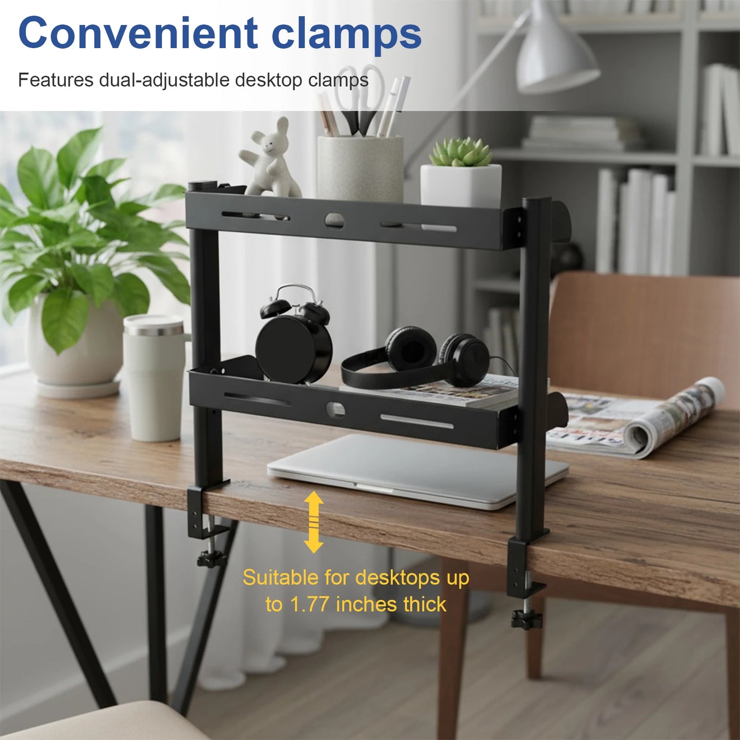 2-Tier Desktop Organizer Shelf & Table Extender | Heavy Duty