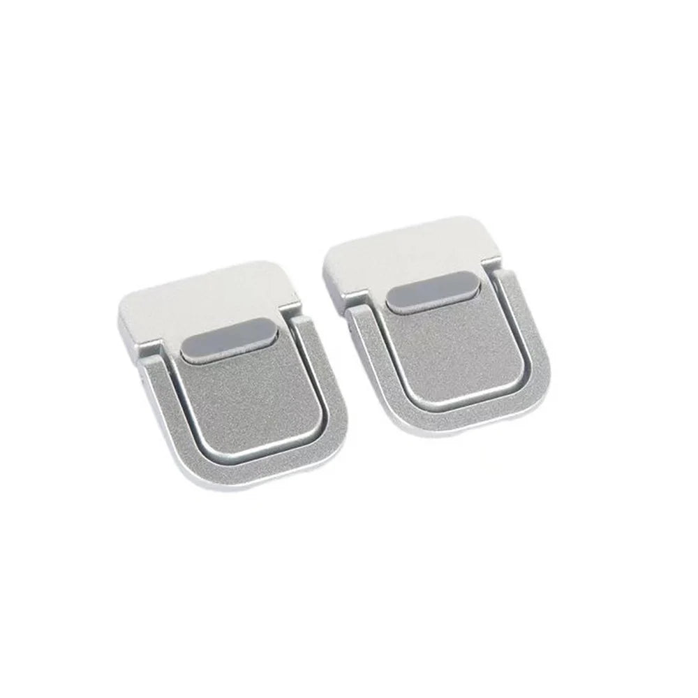 2PCS Foldable Laptop Stand 2 Adjustable Angles Invisible Self-Adhesive Notebook Ergonomic Portable Computer Keyboard Stand Peaceful Pleasures Health and Wellness Silver Single file