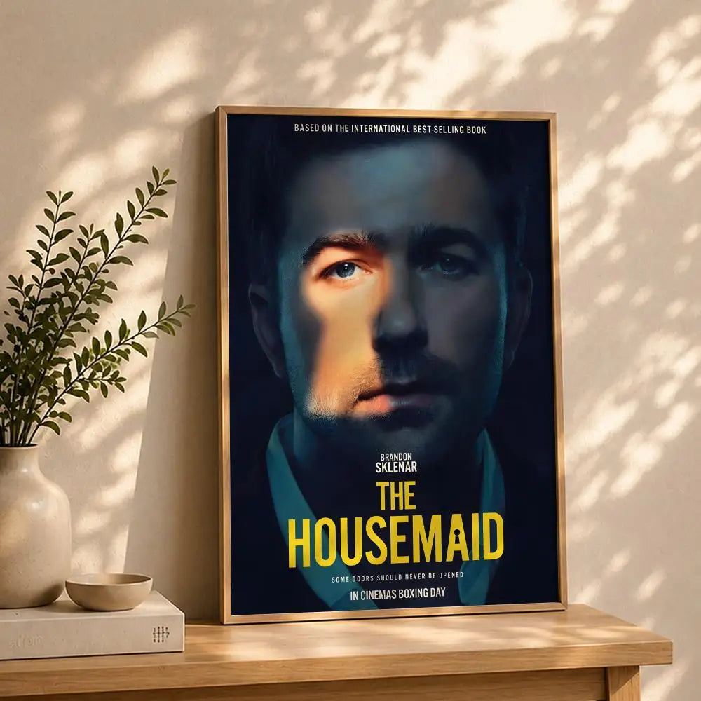 Movie T-The HousemaidS Poster HD Self Adhesive Waterproof Wall Art Ideal for Home Office Dorm Bedroom Great Gift Peaceful Pleasures Health and Wellness