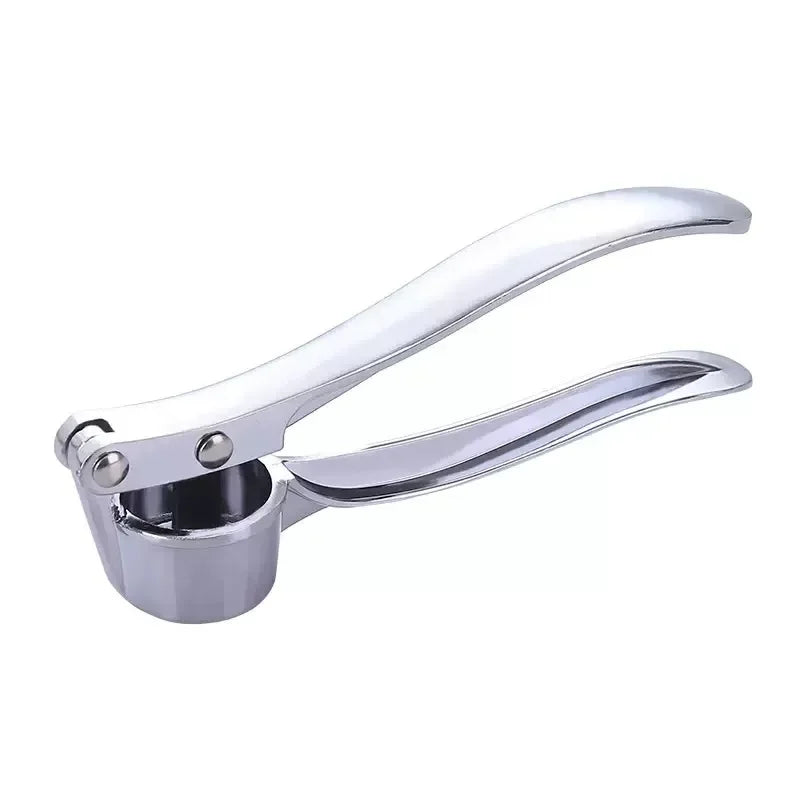 Garlic Press Crusher Mincer Kitchen Stainless Steel Garlic Smasher Squeezer Manual Press Grinding Tool Kitchen Accessories Peaceful Pleasures Health and Wellness 1PCS