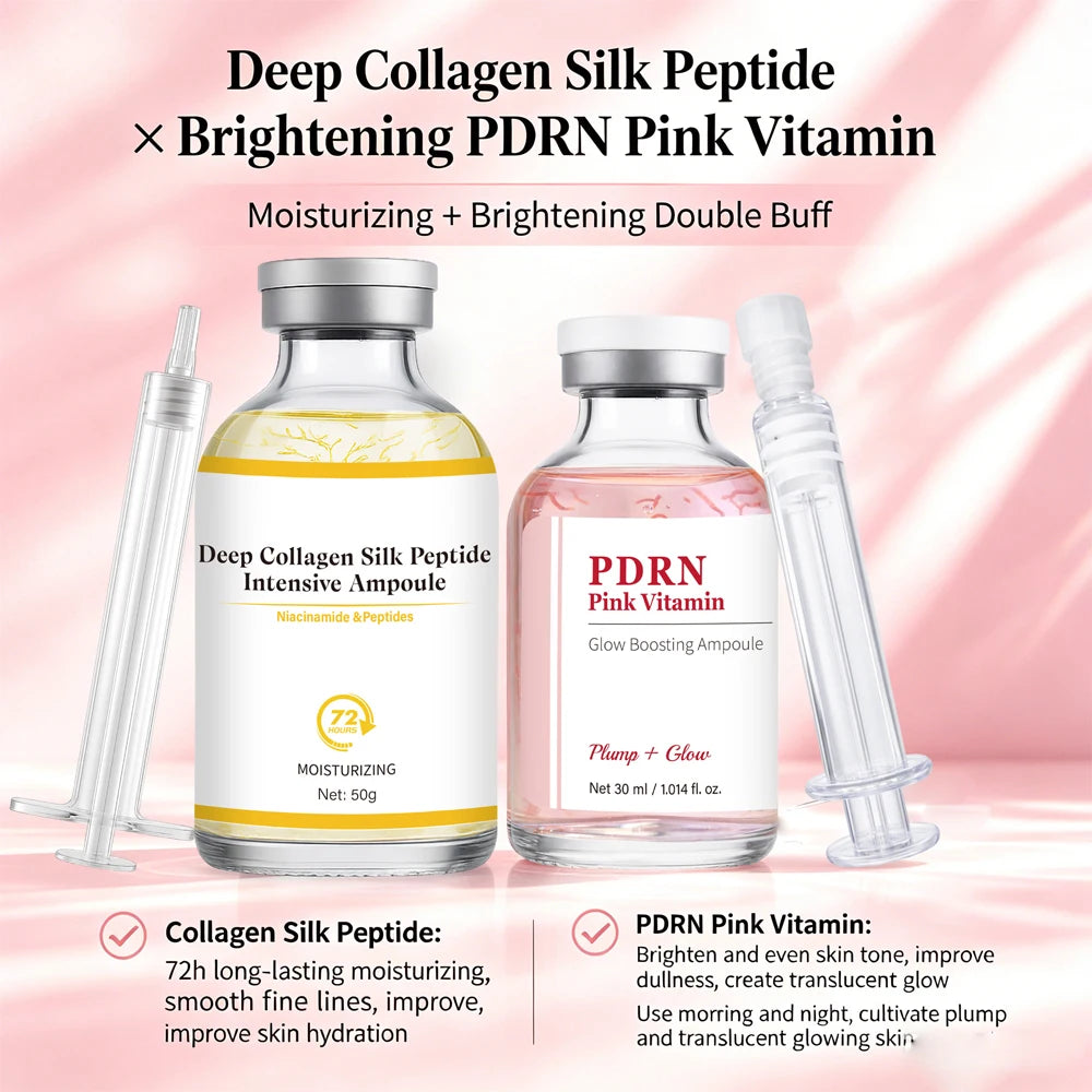 PDRN Ampoule Face Serum | Copper Peptides & Vitamin B12