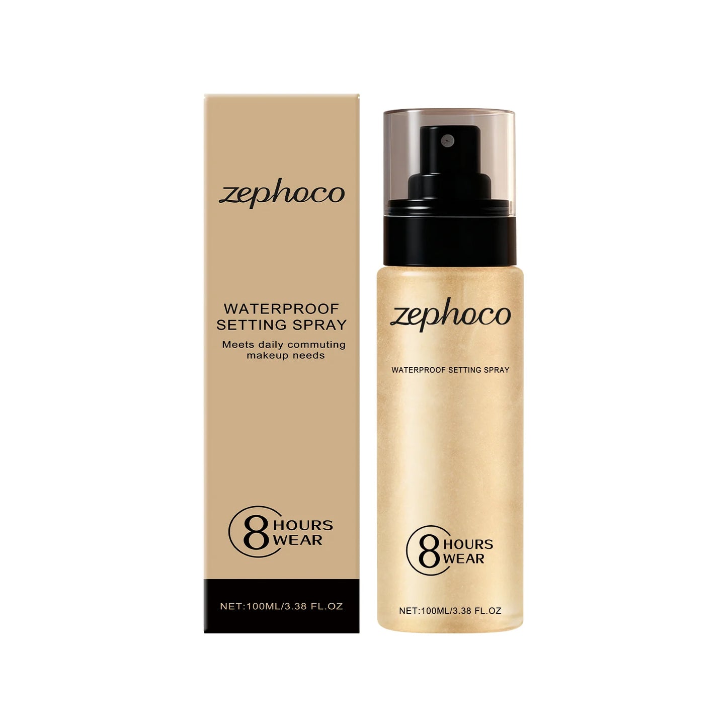 Clear Waterproof Setting Spray Moisturizing Oil Control Pore Tightening Glossy Matte Base Makeup Sweatproof Make-Up Fixer Spray Peaceful Pleasures Health and Wellness 100ml boxed
