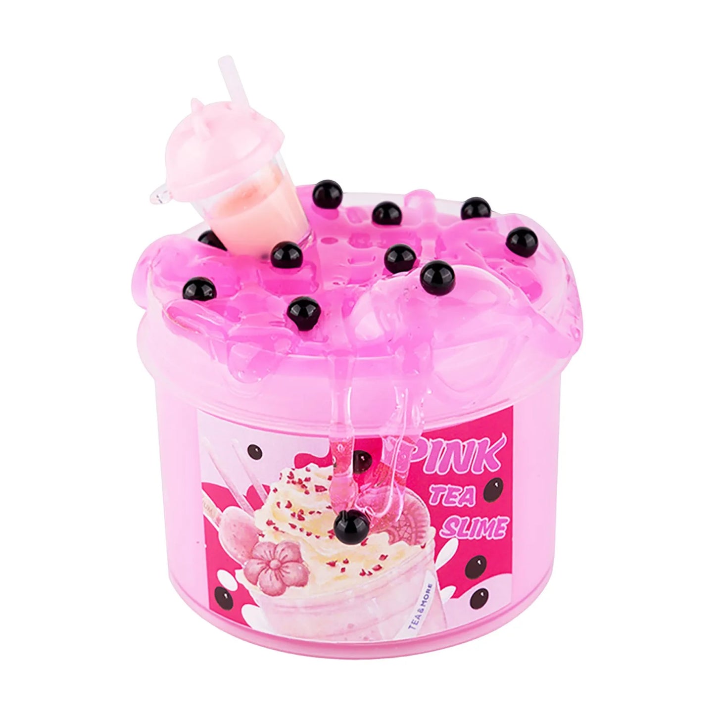 Soft Slime Kit Fruit Crunchy Non-Sticky Jelly Cube Slime Stress Relief Glitter Children's Toy Gifts Party Favor Gifts Peaceful Pleasures Health and Wellness Pink One Size