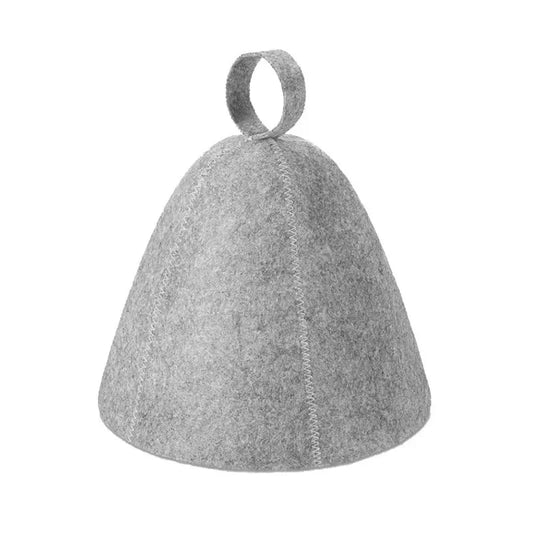 Wool Felt Sauna Hat – Unisex Russian Banya Cap | Bath House Sauna Hat Peaceful Pleasures Health and Wellness