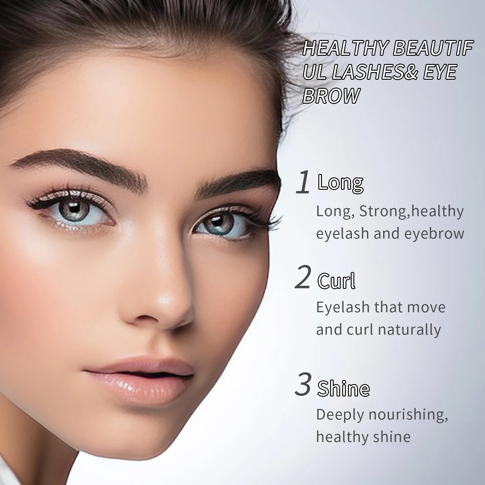 Eyelash Enhancer Serum with Double Brush Design Peaceful Pleasures Health and Wellness