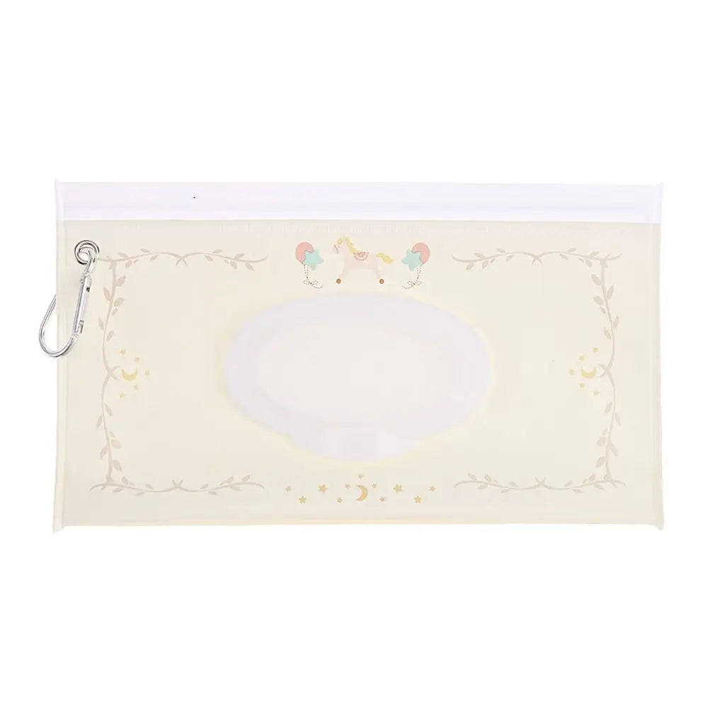 EVA Refillable Baby Wipes Pouch | Flip Cover Snap-Strap Holder