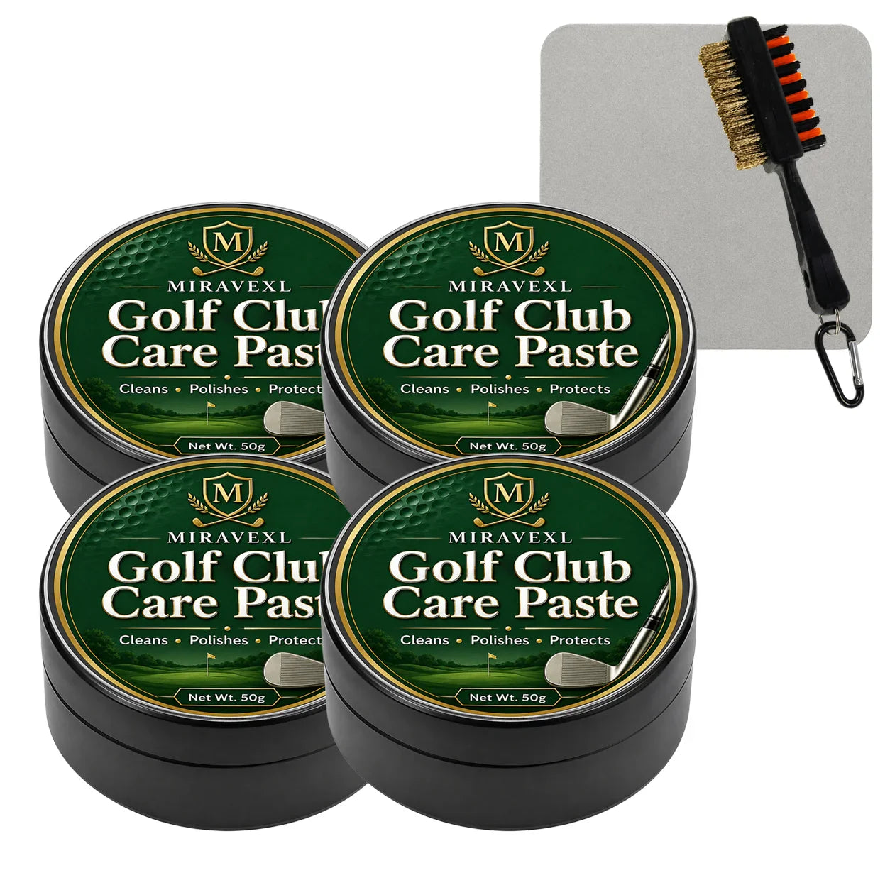 MIRAVEXL Golf Club Care Paste Kit – Polish & Clean Clubs
