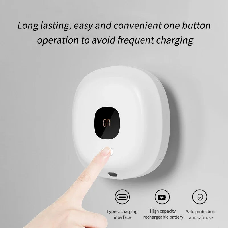 Automatic Foam Soap Dispenser – USB Rechargeable Wall Mount