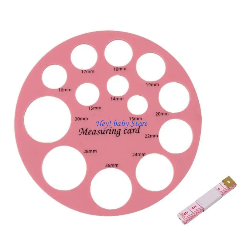 Silicone Nipple Measuring Card | Breast Flange Sizing Ruler