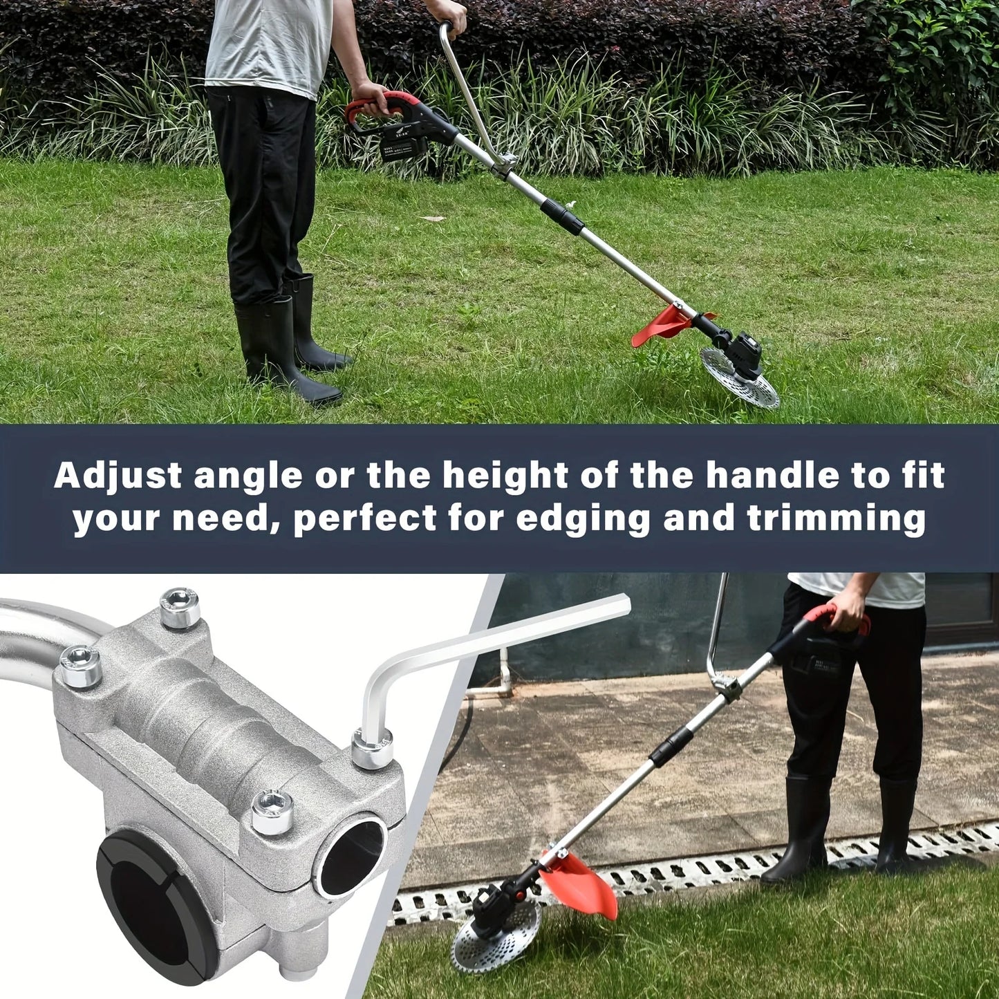 Trimmer Grip String Trimmers Handle Bracket Clamp Landscaping Edging