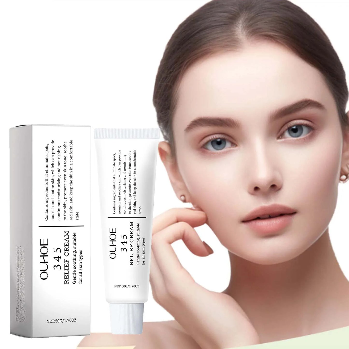 345 Relief Cream – Hydrating & Brightening Face Moisturizer