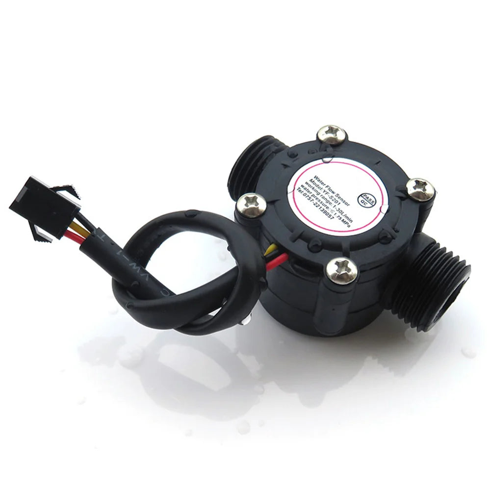 G1/2 Hall Effect Water Flow Sensor 1–30 L/min | DC 5–18V