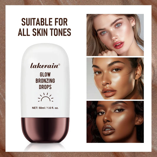 Bronzer Highlighter Drops Light Concealer Brightening Complexion Contouring Facial Mix Foundation Moisturizer Makeup Primer Peaceful Pleasures Health and Wellness