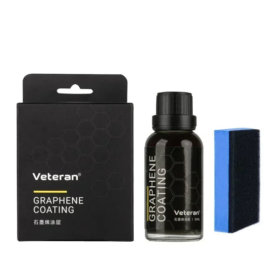 30ML Graphene Ceramic Coating with Sponge Portable Auto Car Protective Graphene Coating Agent for Prevent Scratches Chips Peaceful Pleasures Health and Wellness