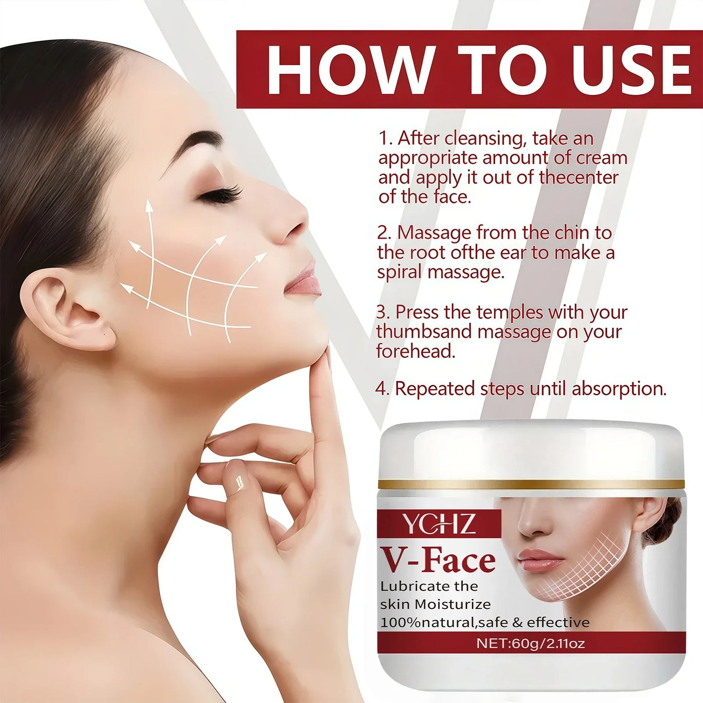 YCHZ V Face Firming Cream – Lifting Formula 60g