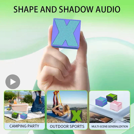 AyeBeau Mini Portable Bluetooth 5.0 Speaker – Handsfree Portable Bluetooth Speaker Oasis Select