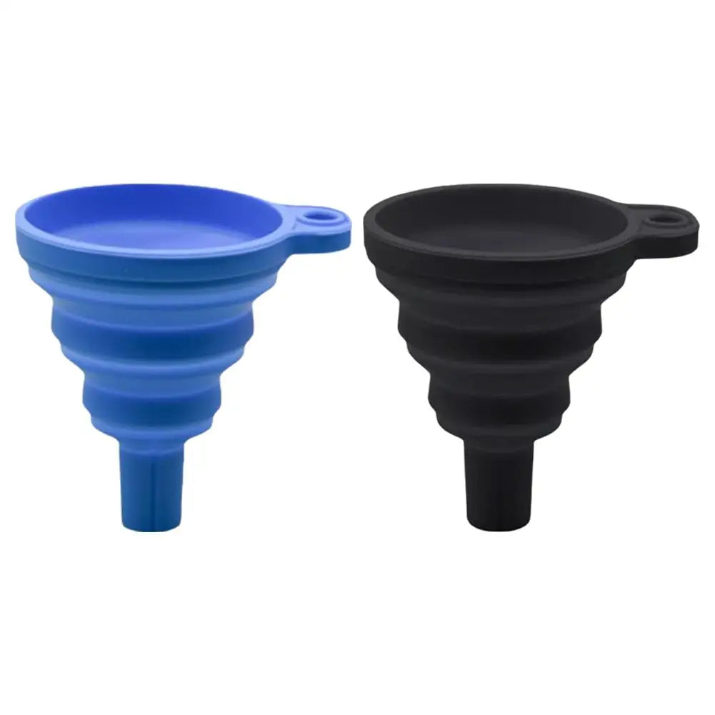 Engine Funnel Car Universal Silicone Liquid Funnel Washer Fluid Change Foldable Portable Auto Engine Oil Petrol Change Funnel Peaceful Pleasures Health and Wellness