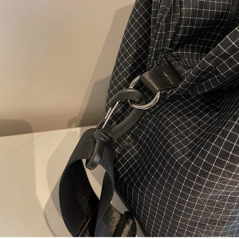 Waterproof Nylon Duffel Bag | Gym & Travel Bag Dry/Wet Separation Gym Travel Duffel Peaceful Pleasures Health and Wellness