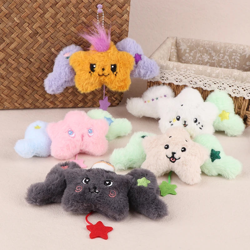 Plush Star Cartoon Keychain Pendant | Bag Charm & Gift
