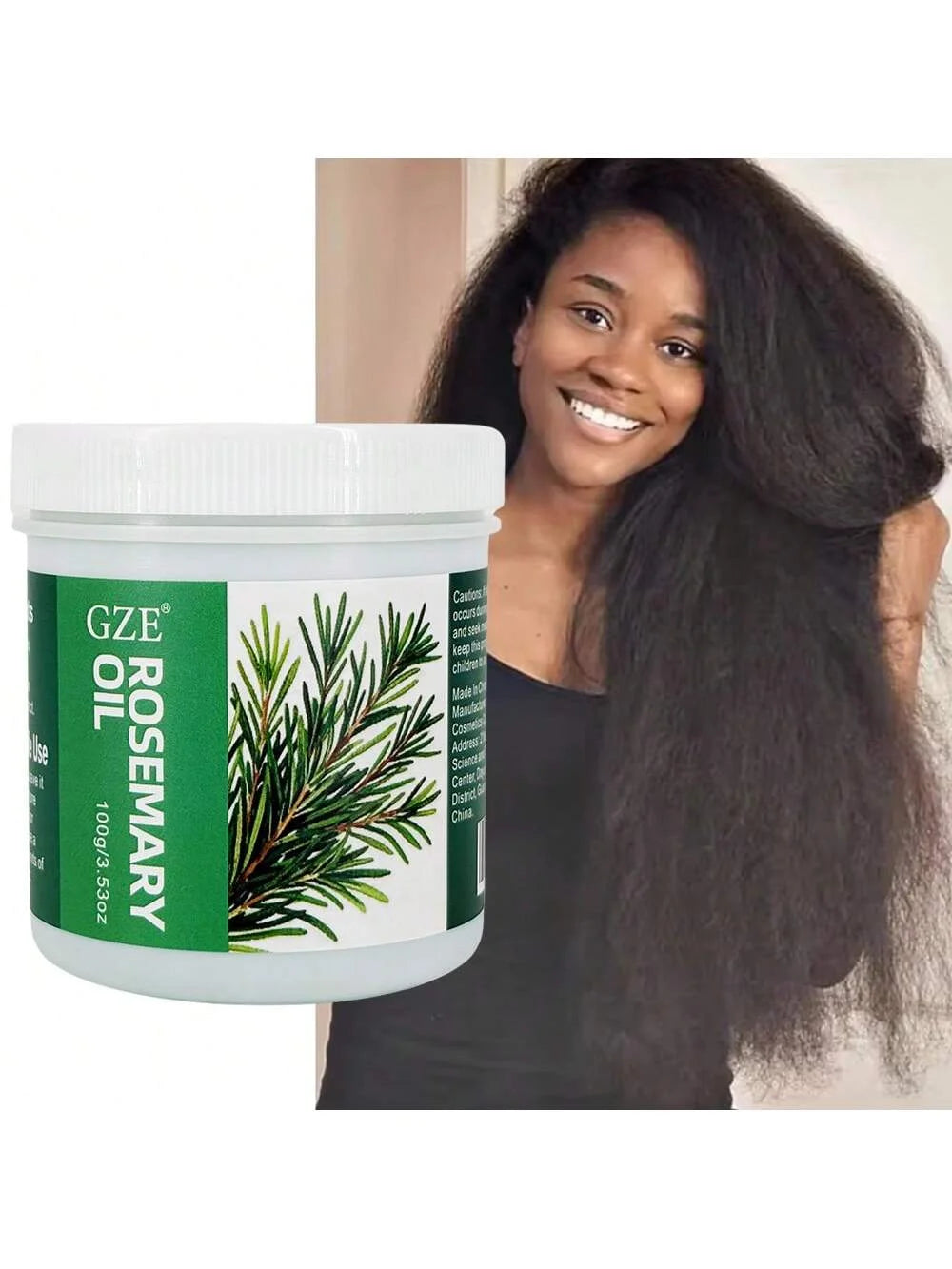 GZE Organic Rosemary Oil Hair Conditioner – Moisturizing & Strengthening Rosemary Hair Conditioner Peaceful Pleasures Health and Wellness