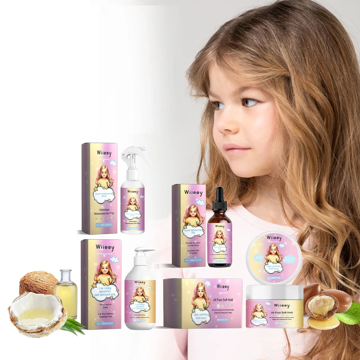 Wiieey Hair Edge Control Spray & Finishing Cream – Frizz Fix