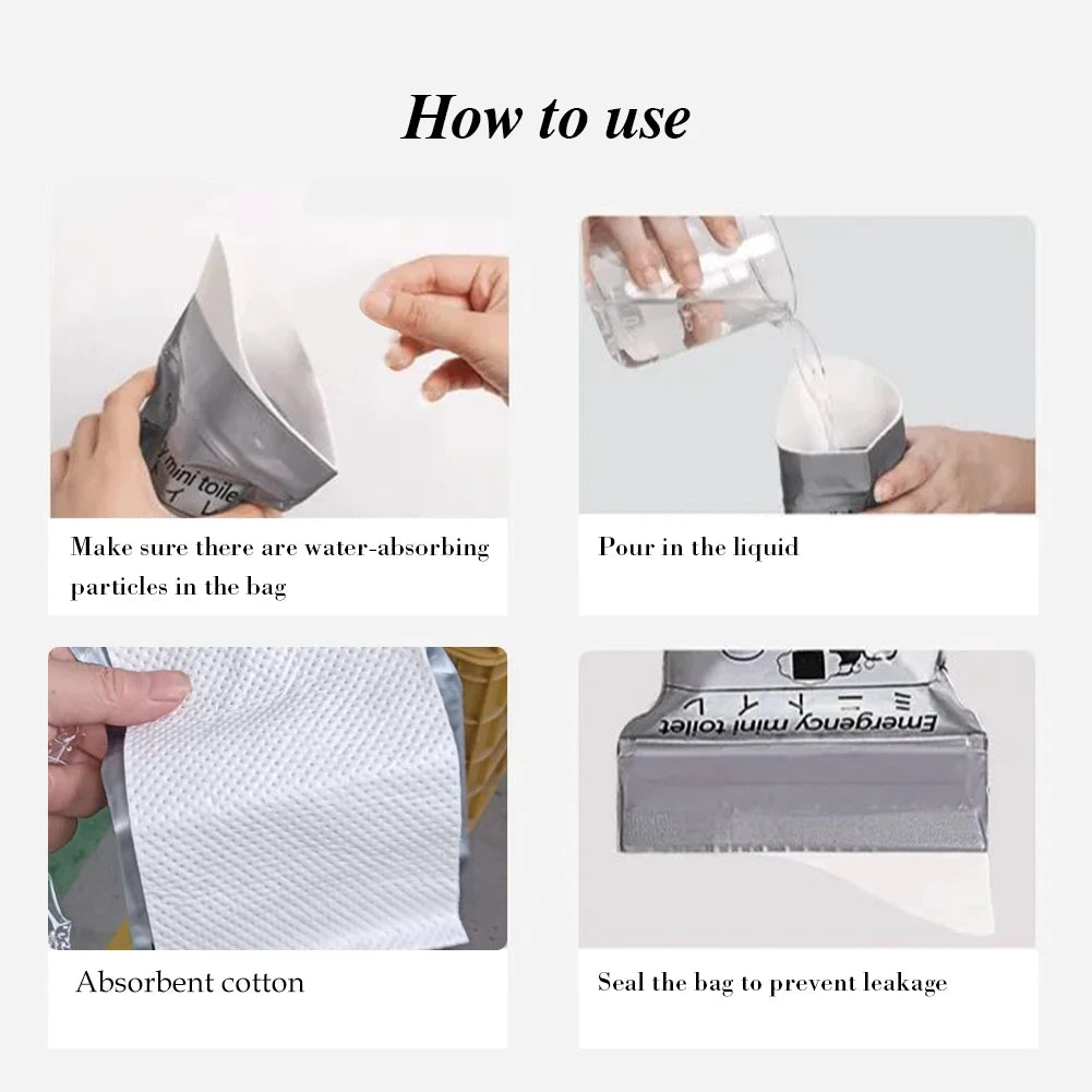 4-32Pcs Outdoor Emergency Urine Bags 700ml Disposable Travel Mobile Toilet Portable Urinal Bag for Female Baby Male Vomiting Bag Peaceful Pleasures Health and Wellness