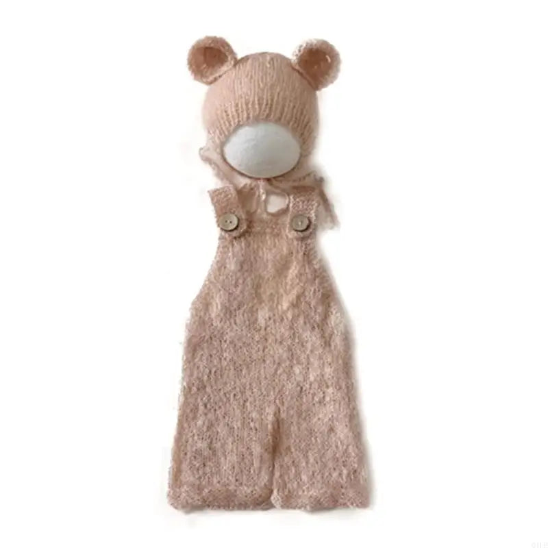 Newborn Photography Props | Mohair Baby Outfit Set 0–1 Month