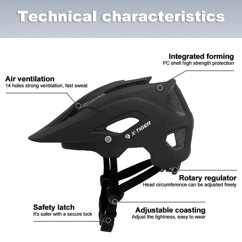 X-TIGER Ultra-Light Road & Mountain Bike Helmet | 58–62cm