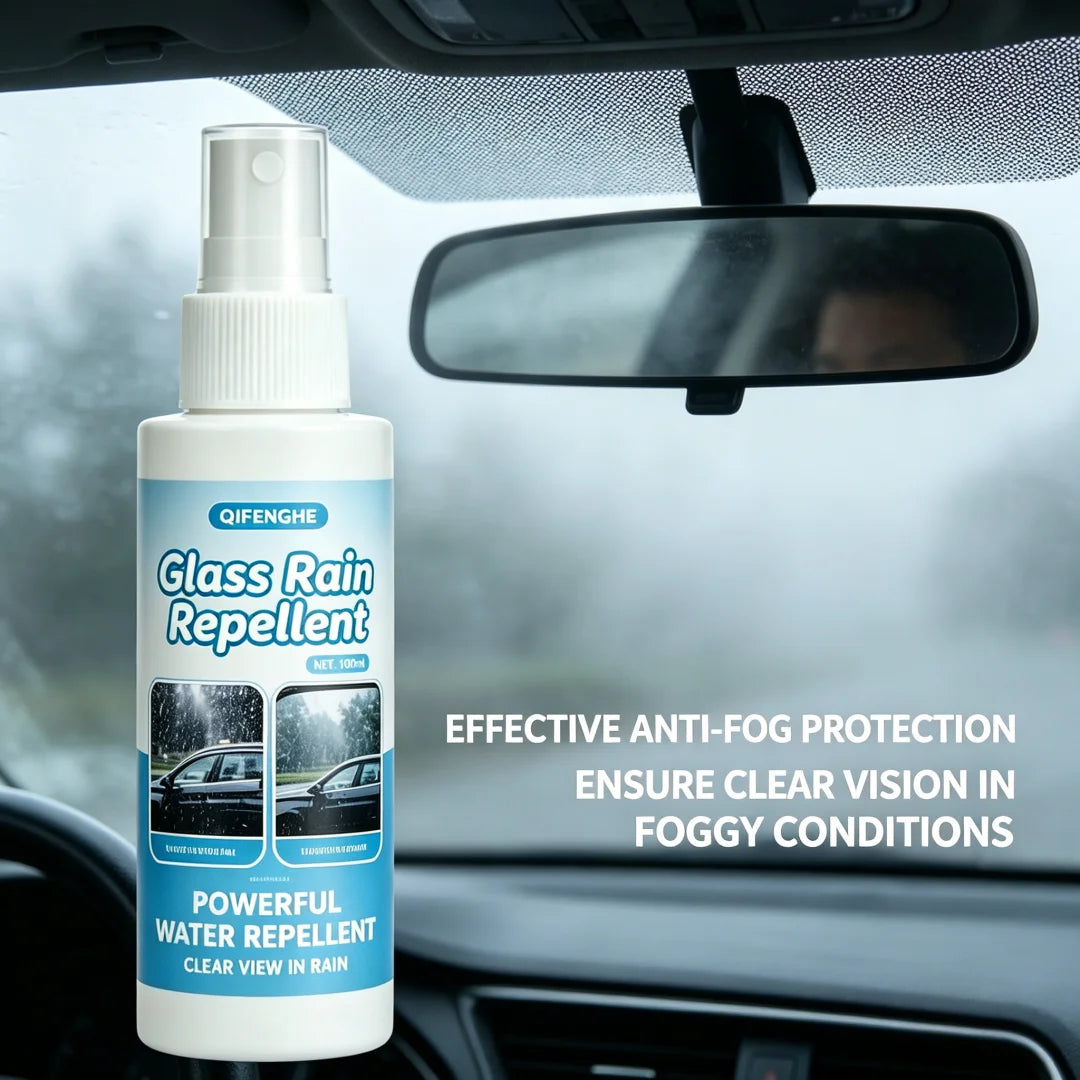 100ml Hydrophobic Car Glass Repellent Spray – Windows & Mirrors